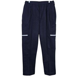 FedEx VF Imagewear Navy Cargo Work Pants Sz 14 Reflective Pocket Delivery Safety